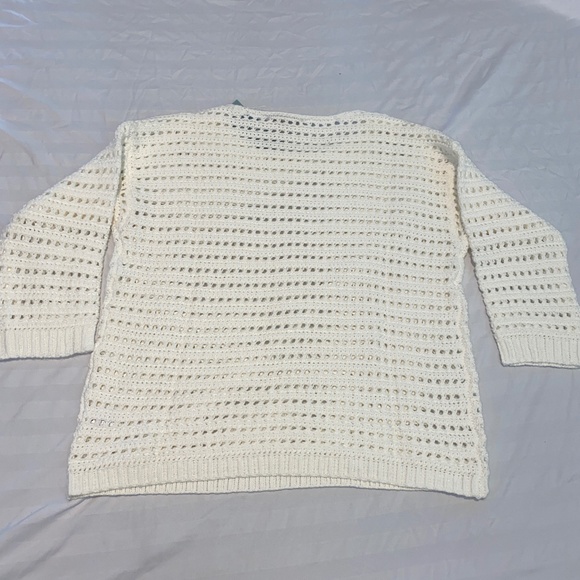 NWT Goldwater Creek Crochet Sweater - Picture 2 of 5
